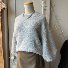 Melissa Nepton // Mae Sweater Light Grey