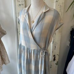 Indi & Cold // Gingham Crossover Dress Jasmine