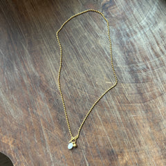 Petite Gold  // Luna Necklace