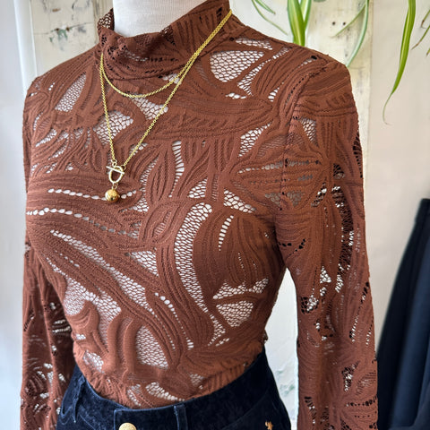 Minus // Lovena Long Sleeve Top Brown