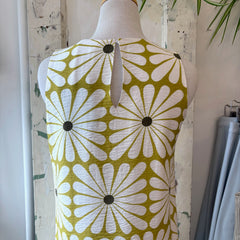 Compania Fantastica // Olive Flower Print Dress