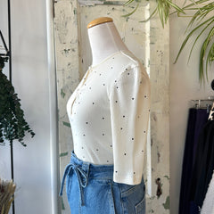 Des Petits Hauts // Guenola Dots Hearts Tee