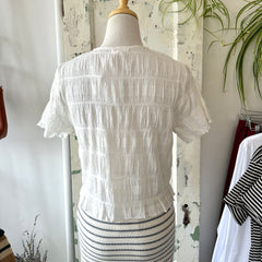 Mus and BomBon // Bruma Blouse White