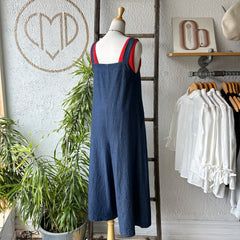 Birds of North America // Firecrest Jumpsuit Dark Wash