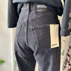 Dr. Denim // Echo Straight Leg Jeans Tar Retro Black