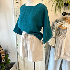 We Are Stories // Calla Top Lagoon Linen