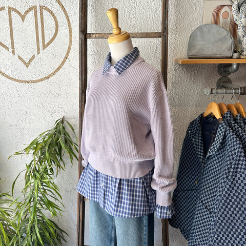 Minimum // Mikala Cotton Pullover Evening Haze