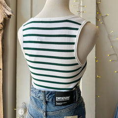 Gentle Fawn // Sierra Tank Green Stripe