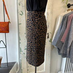 Cokluch // Reflexions Skirt Gold Leopard
