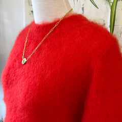 Des Petits Hauts // Alexa Red Short Sleeve Sweater