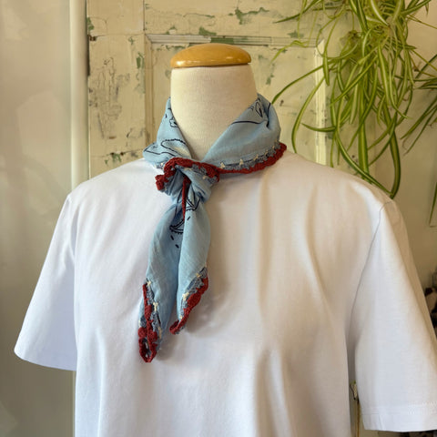 Indi & Cold // Sky Crochet Bandana