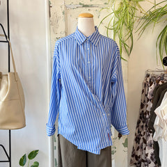 Indi & Cold // Striped Multi Button Shirt