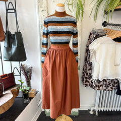 Jennifer Glasgow // Raina Skirt Rust