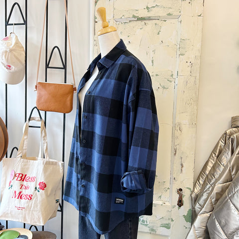 Dr. Denim // Molly Shirt Blue Check