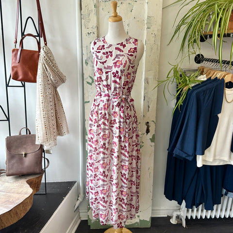 Indi & Cold // Raspberry Maxi Dress