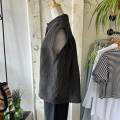 Eve Gravel // Cameron Shirt Black
