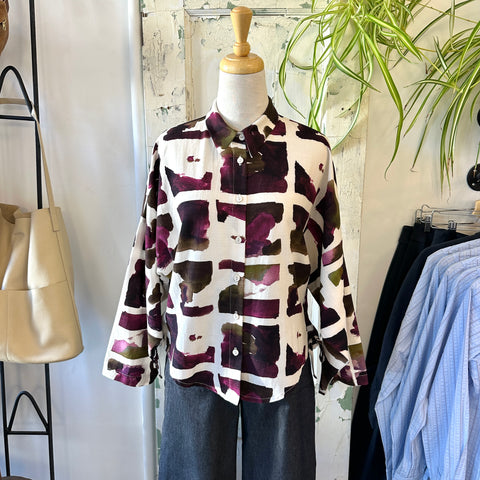 Eve Gravel // Danny Shirt Beetroot