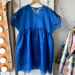 Noemiah // Tulip Dress Matisse Blue Silk