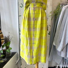 Ferris // Dream Summer Skirt Yellow Plaid