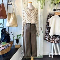 Dagg & Stacey // Ellery Button Up Cream Print