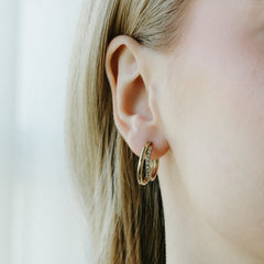 Petite Gold  // Aurelle Hoops