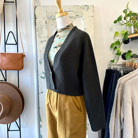 Naïf // Charlotte Cardigan Army Green
