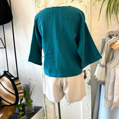 We Are Stories // Calla Top Lagoon Linen
