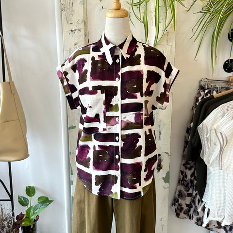 Eve Gravel // Ofelia Shirt Beetroot
