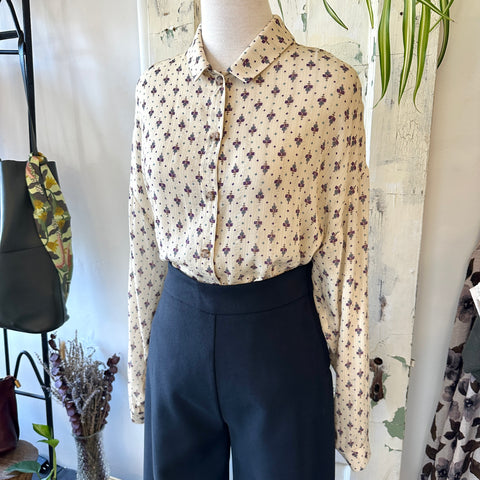 Dagg & Stacey // Ellery Button Up Cream Print