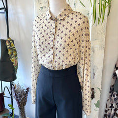 Dagg & Stacey // Ellery Button Up Cream Print