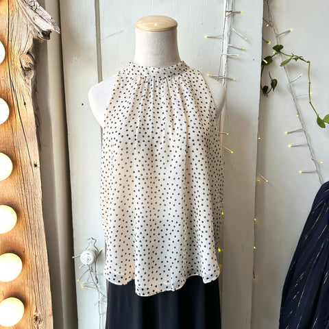 Gentle Fawn // Lenora Blouse Cream Dot