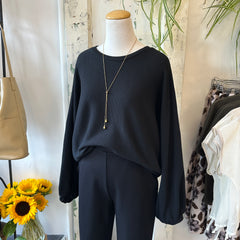Melow // Nadia Top Black