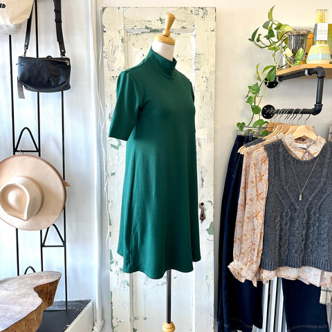 Meemoza // Sara Dress Forest Green