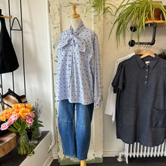 Redsky // Bow Shirt Blue