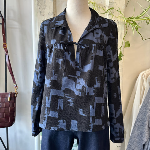 Dagg & Stacey // Phoebe Top Black Indigo