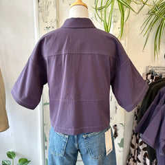 Eve Gravel // Monroth Shirt Eggplant