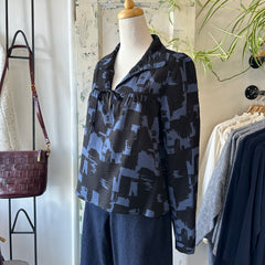 Dagg & Stacey // Phoebe Top Black Indigo