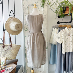 We Are Stories // Dahlia Dress Sand Stripe
