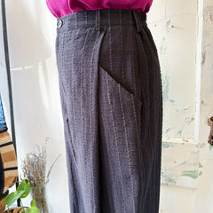 Jennifer Glasgow // Cordelia Trouser Black Gauze Check