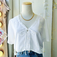 Gentle Fawn // Jessa Top White