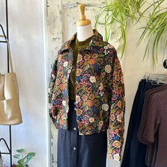 Minus // Floral Tapestry Bomber Jacket