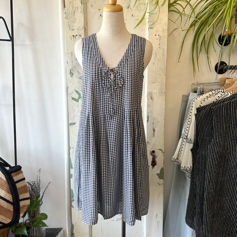 Gentle Fawn // Zoey Dress Navy Gingham