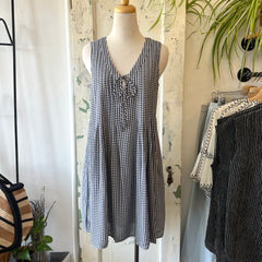 Gentle Fawn // Zoey Dress Navy Gingham