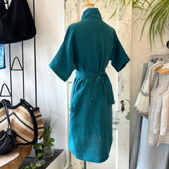 We Are Stories // Georgia Robe Dress Lagoon