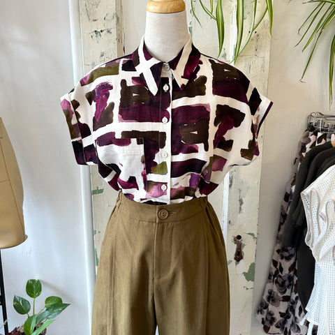 Minimum // Lily Knit Tee Botanical Garden