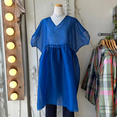 Noemiah // Tulip Dress Matisse Blue Silk