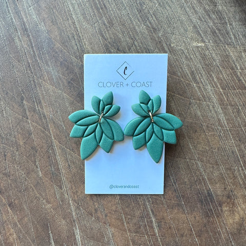Clover and Coast //  Autumn Dangle Mineral Green