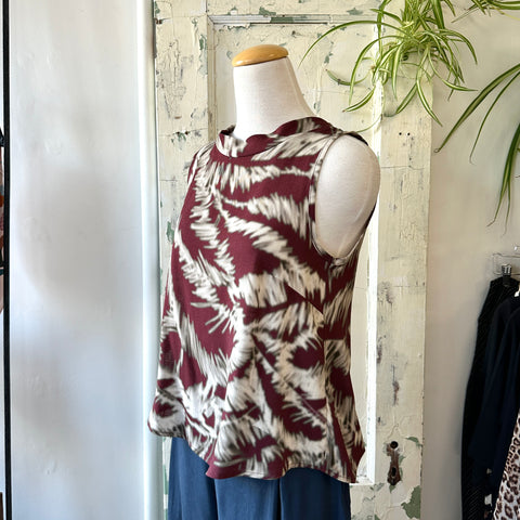 Bodybag by Jude // Pacifica Top Burgundy Palm