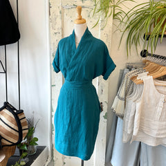 We Are Stories // Georgia Robe Dress Lagoon