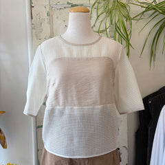 Chlo by Cokluch // Dylan Top Organza Cream
